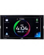 JVC KW-M865BW 6.8" Double DIN Car Digital Media Receiver with Wireless Android Auto, Wireless Apple Car Play and Smartphone Mirroring