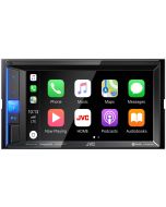 JVC KW-M560BT 6.2" Double DIN Car Digital Media Receiver with Wired Apple Car Play and Smartphone Mirroring