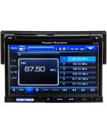 Power Acoustik PD-710B 7" Single-DIN In-Dash TFT/LCD Touchscreen Receiver with DVD, Detachable Face with Bluetooth - Main