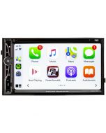 Power Acoustik CPAA-70D 7" Double DIN DVD/CD Receiver with Apple Carplay and Android Auto