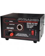 Pyramid PS15KX 10-Amp 13.8-Volt Power Supply with Car Charger Adapter