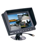 Safesight TOP-SS-009LQ 9 inch quad screen monitor - Front Ledt