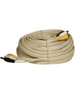 Security Labs SLA-23 A/V/Power Coaxial Camera Cable with External Coupler, 50 ft