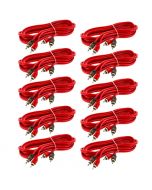 T-Spec V6RCA-102-10 Universal 10 Feet V6 Series Two-channel 10-Pack Audio Cable - Main