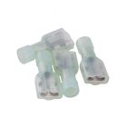 Accelevision 107 14 - 16 Gauge Fully Insulated .25 Female Nylon Quick Disconnect - 100 Pack