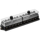 Accelevision 30112 12-Fuse Water Resistant Fuse Distribution Block