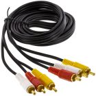 Accelevision AVS-6 Double Shielded RCA Audio Video Cable - 6 foot