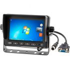 SafeSight TOP-5001VGA 5" LCD Monitor with Mounting Stand - 3 Video inputs - 1 VGA input