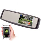 Accelevision RVM430BT Clip On 4.3 inch Rear View Mirror Monitor with Bluetooth