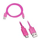 Axxess AX-MICROB-PK 3 foot USB to Micro USB Cable - Pink