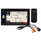 Boss Audio BVNV9384RC Double DIN 6.2 inch In-Dash DVD/CD/SD/AM/FM Navigation Bluetooth Receiver with Backup Camera