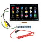 Quality Mobile Video TOP-SS-LCD7WHDMI 7" Raw LCD monitor with VGA input, DVI input, HDMI, input, and composite video input