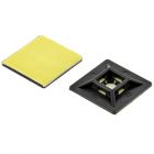Install Bay CMT1 Adhesive Backed Cable Tie Mount 1 Inch x 1 Inch - 100 Pack