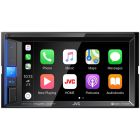JVC KW-M560BT 6.2" Double DIN Car Digital Media Receiver with Wired Apple Car Play and Smartphone Mirroring