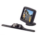 OPEN BOX - Accelevision TRVCWL35 360 Optix 3.5 inch LCD Monitor and IR Infrared License Plate Wireless Back Up Camera System-1