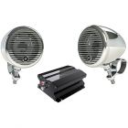 Planet Audio PMC2C Motorcycle/ATV Sound System with Bluetooth Audio Streaming - Chrome