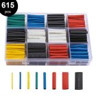 Quality Mobile Video HST615AC 615 Piece Assorted Size and Color 2:1 Heat Shrink Tubing Kit