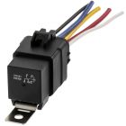 Quality Mobile Video WPR134R 12 VDC 5-Pin SPDT 30/40A Relay with waterproof socket