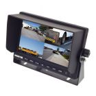 Safesight TOP-SS-D7004Q 7 Inch LCD Monitor with Quad screen - (4) Pin Audio / Video inputs