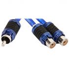 Stinger SI62YF 6000-Series (2) Female to (1) Male Y-Adapter Car Stereo RCA Interconnect Cable