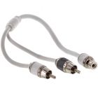 T-Spec V10RCA-Y1 V10 Series RCA Y-Cable (1) Female to (2) Male Connector - Matte Pearl