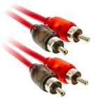 T-Spec V6RCA-1.52 1.5 Foot V6 Series Two-Channel RCA Audio Cable in Red