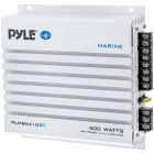 Pyle PLMRA410BT Elite Series Waterproof 400-Watt Marine Class AB Amp with Bluetooth (4 Channels)
