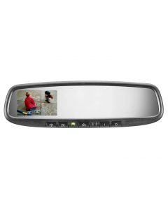 Gentex 50-2010TUNK3345S 3.5 inch Auto-Dimming Rear View Mirror Monitor with Homelink Transmitter and Compass for 2010 - and up Toyota Tundra