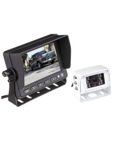 Safesight SC5002W 5 inch LCD Monitor and White 120 degrees Wide Angle Weatherproof Camera - Complete system