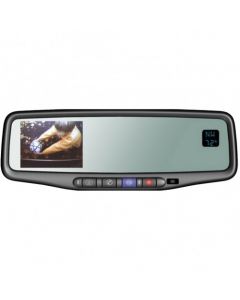 GM Factory Mirror with 3.5" Backup Monitor, Compass and Temperature Gauge 9002-9511A