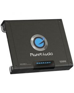 Planet Audio AC1200.2 Anarchy Mosfet Amplifier 2-Channel 1200W max 840W x 1 @ 4 Ohm Bridged 470W x 2 @ 2 Ohm