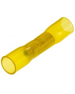 Accelevision 103HS Yellow 10 - 12 Gauge Heat Shrink Butt Connectors - 100 Pack