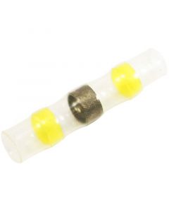 Accelevision 103SS Yellow 10 - 12 Gauge Heat Shrink With Solder Butt Connectors - 100 Pack