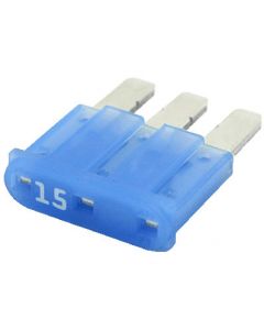 Accele 6815 15 Amp Micro-3 Fuses - 10 pack