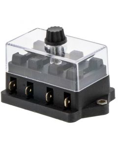 Accelevision 30114 4-Fuse Water Resistant Fuse Distribution Block