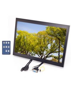 Quality Mobile Video QMV-LCDM154VGAH 15.4 inch Widescreen Metal Housed LCD Monitor with VGA and HDMI inputs