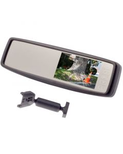 Accelevision RVM430G Windshield Glass Mount 4.3 inch Rear View Mirror Monitor