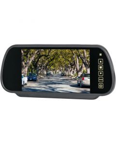 Accelevision RVM700 7 inch Glass Mount Rear View Mirror Monitor - 2 Video inputs