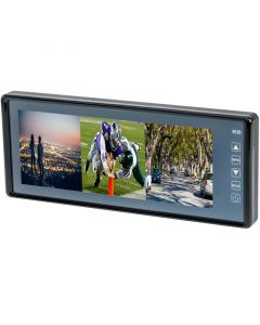 Accelevision RVM93 8.8 inch Widescreen Rear View Mirror Monitor - 3 Video Display
