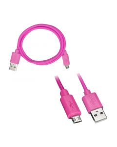 Axxess AX-MICROB-PK 3 foot USB to Micro USB Cable - Pink