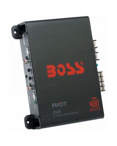 Boss Audio R1004 Riot Series 4 Channel Class AB Full Range Amplifier - 400 Watts