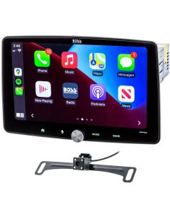 Boss Audio BCPA9RC Digital Media Receiver with 9" Floating Capacitive Touchscreen, Apple Carplay and Android Auto with Backup Camera