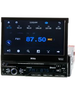 BOSS BV9967B Bluetooth Enabled Single DIN Stereo w/ 7 inch Flip Out Touchscreen Display