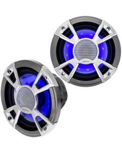 DISCONTINUED - Clarion CMQ1622RL 6-1/2" Marine Coaxial Speakers with LED Lighting