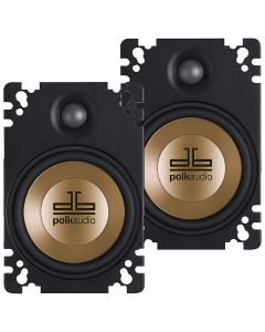 Polk Audio DB461P 4 x 6 inch Coaxial - 2 way Car Speakers