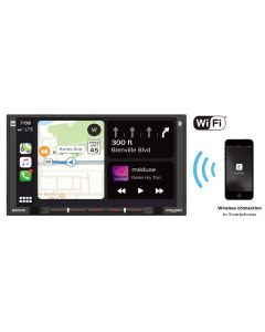 Dual DCPA701W 7" Double DIN Multimedia Receiver with Wireless Apple CarPlay & Android Auto
