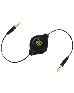 Retrak_Emerge ETCABLE3535 iPod®/iPhone® Retractable 3.5mm to 3.5mm Cable 2.6 Ft