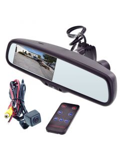 Gryphon Mobile RVM403DVR 4.3" OEM Replacement Rearview Mirror with Built in front camera and DVR