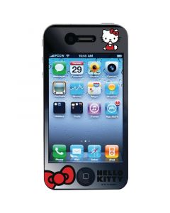 HELLO KITTY KT448 iPhone 4 Clear and Mirrored Screen Protectors - 2 pack