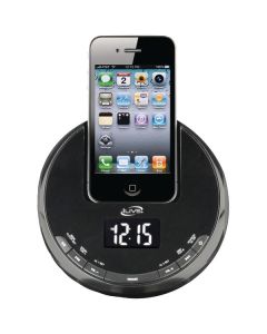 iLive iCP101B iPhone AM/FM Alarm Clock Radio Sphere with Dock